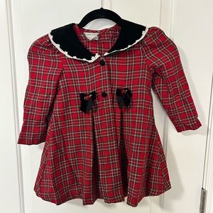 Cutest Christmas dress with over jacket and hat
